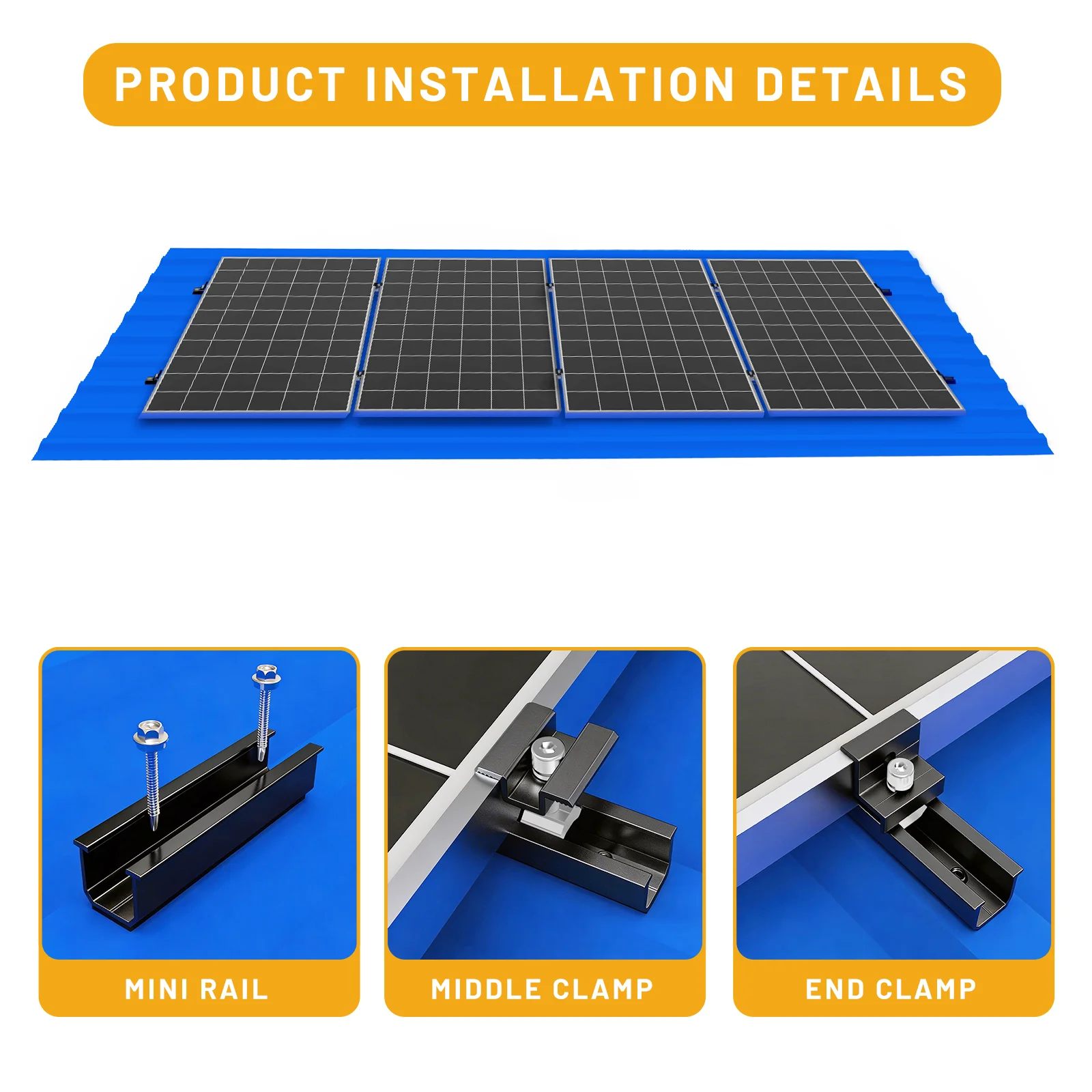 10/6pcs Solar Panel Mounting B - огляд і ціна Solar Panel Tilt Mount