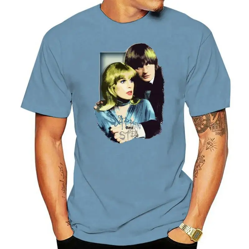 T-SHIRT Sapphire and SteelMen's & Women's Tees in  (LazyCarrot) sci-fi retro time travel joanna lumley man from uncle