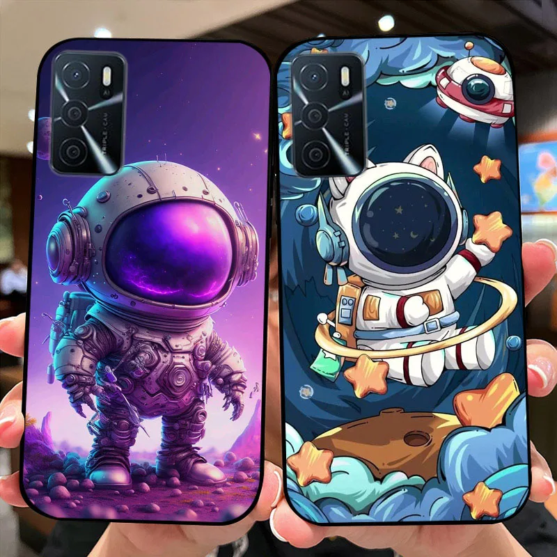 For Oppo A16 A16s 4G Case CPH2269 CPH2271 Fashion Cartoon Shockproof Soft Silicone Phone Cover For OPPO A16s A 16 Coque Bumper