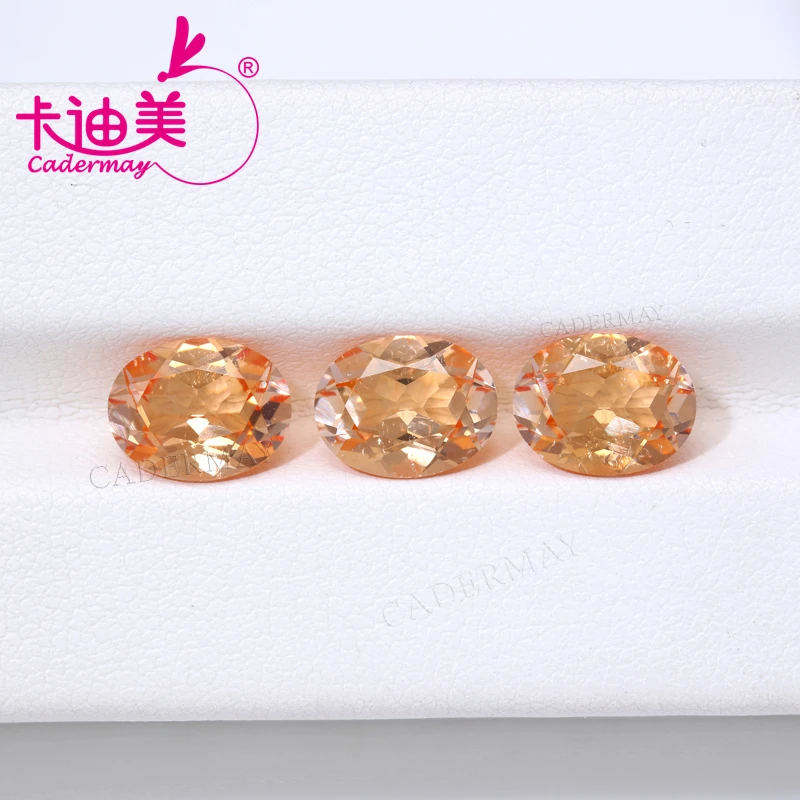 

Овальные лабораторные камни морганита и сапфира CADERMAY с включениями, с сертификатом AGL, для изготовления ювелирных изделий и DIY