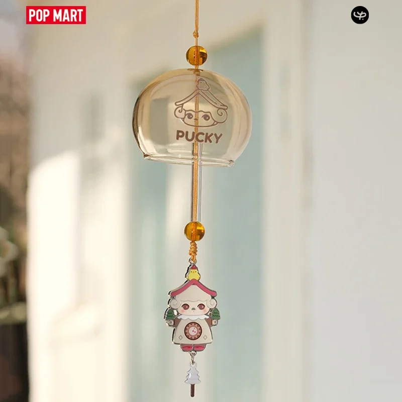 

POP MART PUCKY Home Time Series Wind Chime Hangings Blind Box Mystery Box Kawaii Guess Bag Anime Figure Ornament Figurines Gift