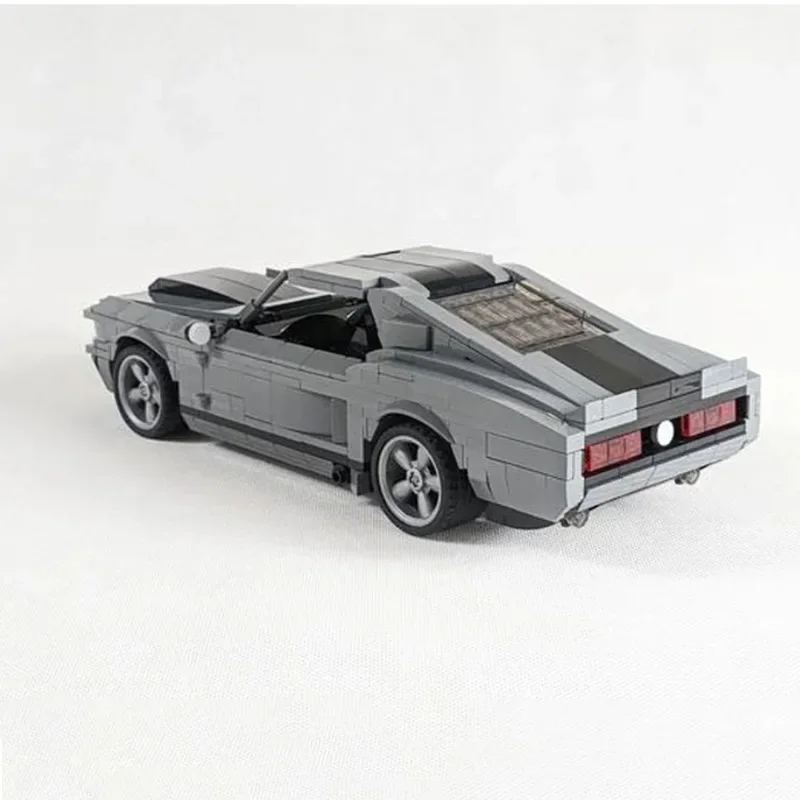 

Мышечный спортивный автомобиль, самоблокирующийся строительный блок, модель здания, головоломка, игрушка на день рождения, Рождество, подарочные украшения MOC-142663