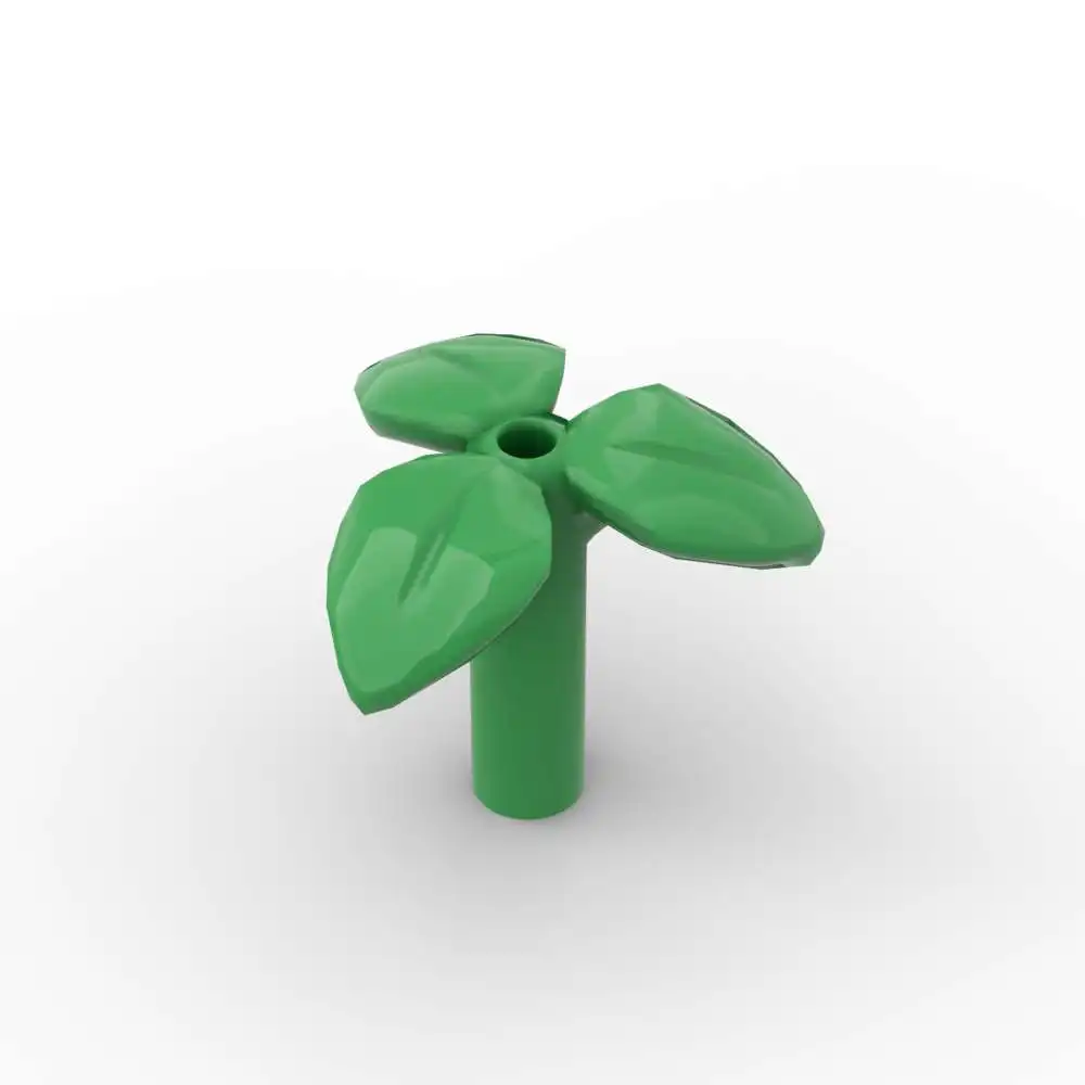 

MOC 10PCS Parts Bricks 37695 Handheld Trifolium Flower Plant Building Blocks Set Grass Pot Particle Toys Children Birthday Gifts