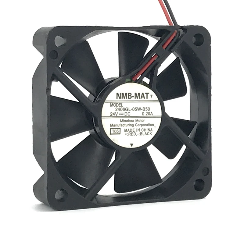 ORIGINAL 2406GL-05W-B50 24V 0.20A 6015 60*60*15mm KIPAS PENDINGIN BARU RADIATOR