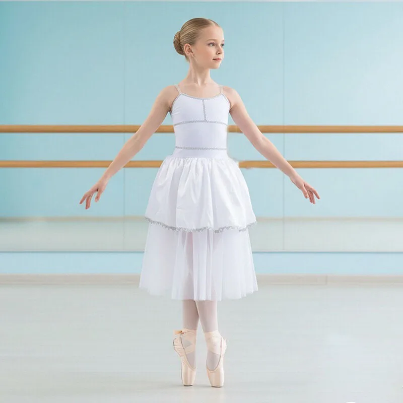 

Professional Romantic Child Ballet Tutu Dress Dance Clothes Swan Lake Ballerina Dress Modern Dance Ballet Dress For Kids Girls