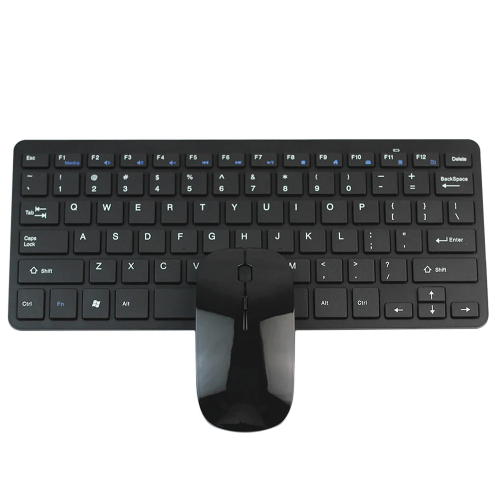 

Wireless Keyboard Set 2 4G Ultra Thin Mini Portable for Computer Wireless Keyboard Home Office Travel Computer