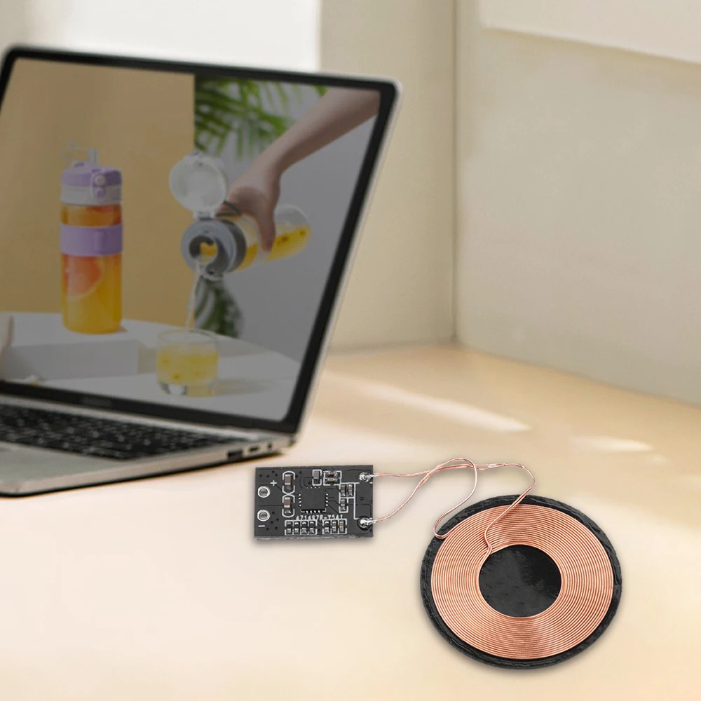 3W/5W Wireless charger receiver module suitable for Apple Android mobile phone wireless charging receiver module PCBA board