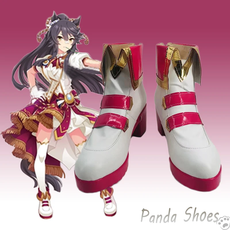 

Umamusume Pretty Derby 4th Narita Brian Cosplay Shoes Anime Game Cos Boots Cosplay Costume Prop Shoes for Con Halloween Party