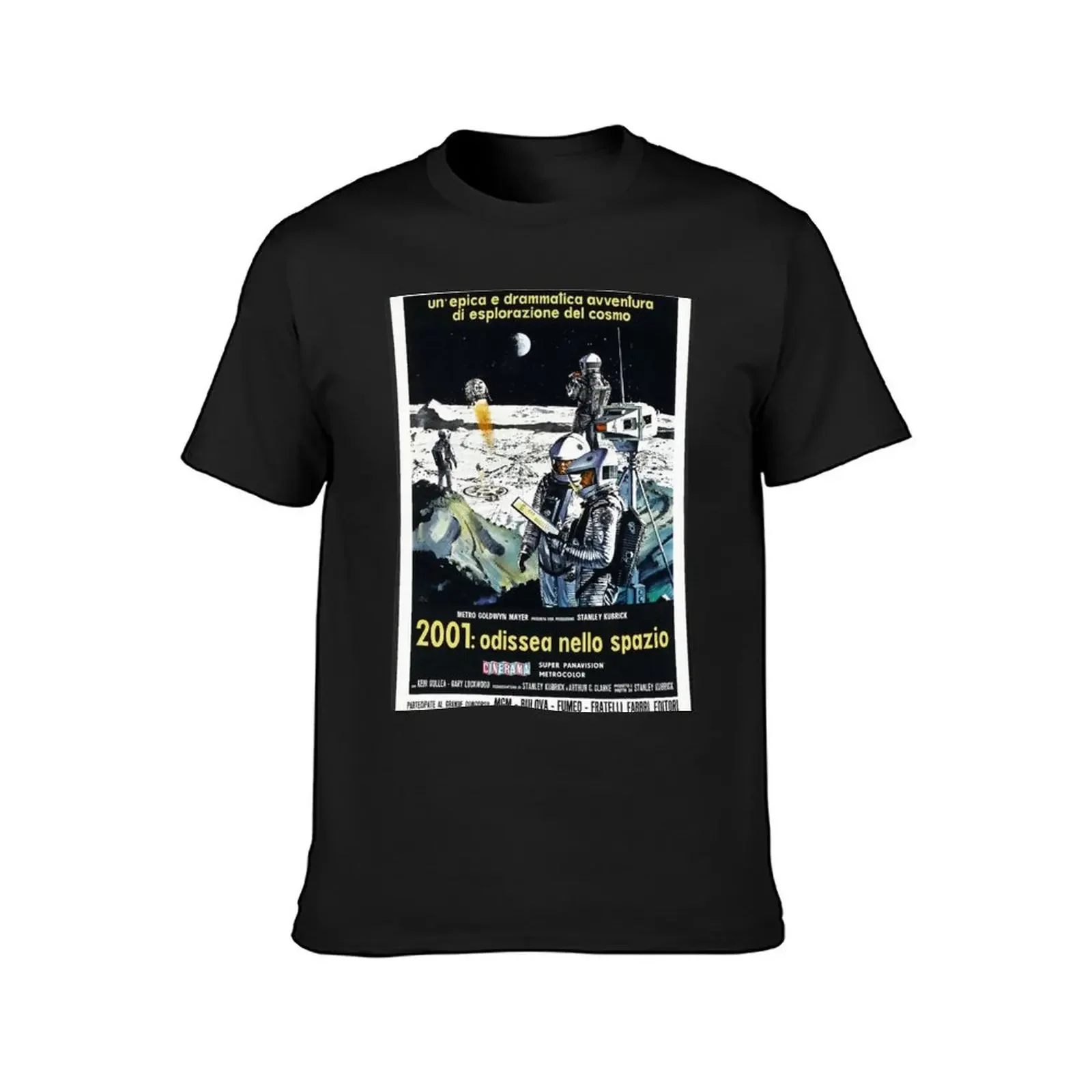 2001 A Space Odyssey classic T-Shirt anime t shirts oversizeds anime oversized graphic tee mens t shirt graphic