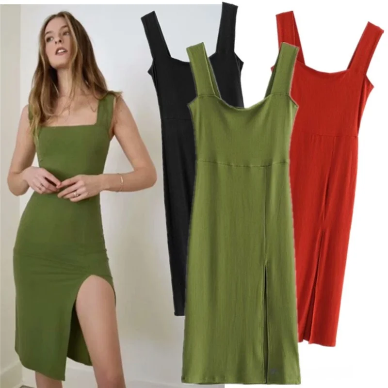 فستان طويل بدون أكتاف بتصميم عتيق ضيق، خصر مطاطي عالي، تنورة على شكل حرف A، بدون أكمام، بألوان باردة، أسلوب الشارع، فستان قطع...