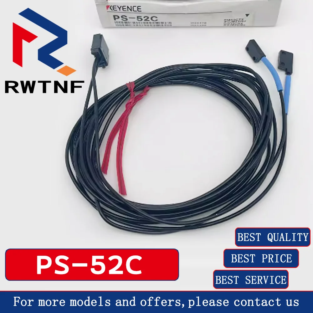 Brand New Genuine PS-52C KEYENCE through-beam photoelectric sensor,100% original warehouse stock