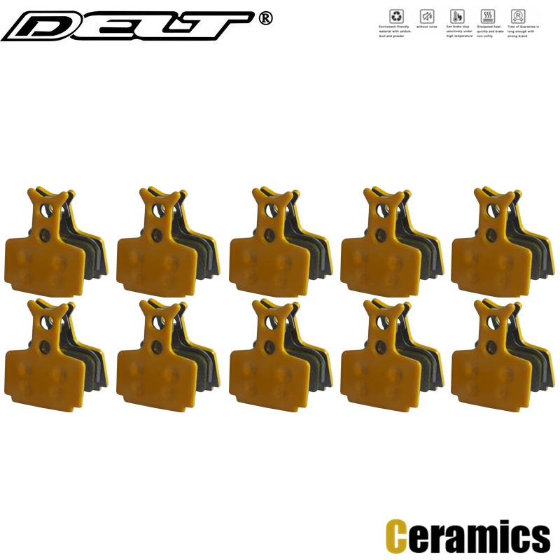 DELT 10 Pair Ceramics Bicycle Disc Brake Pads,For FORMULA MEGA,THE,ONE,RR1,R1R,R1,RO,RX,T1,C1,Mountain,BIKE,Parts,