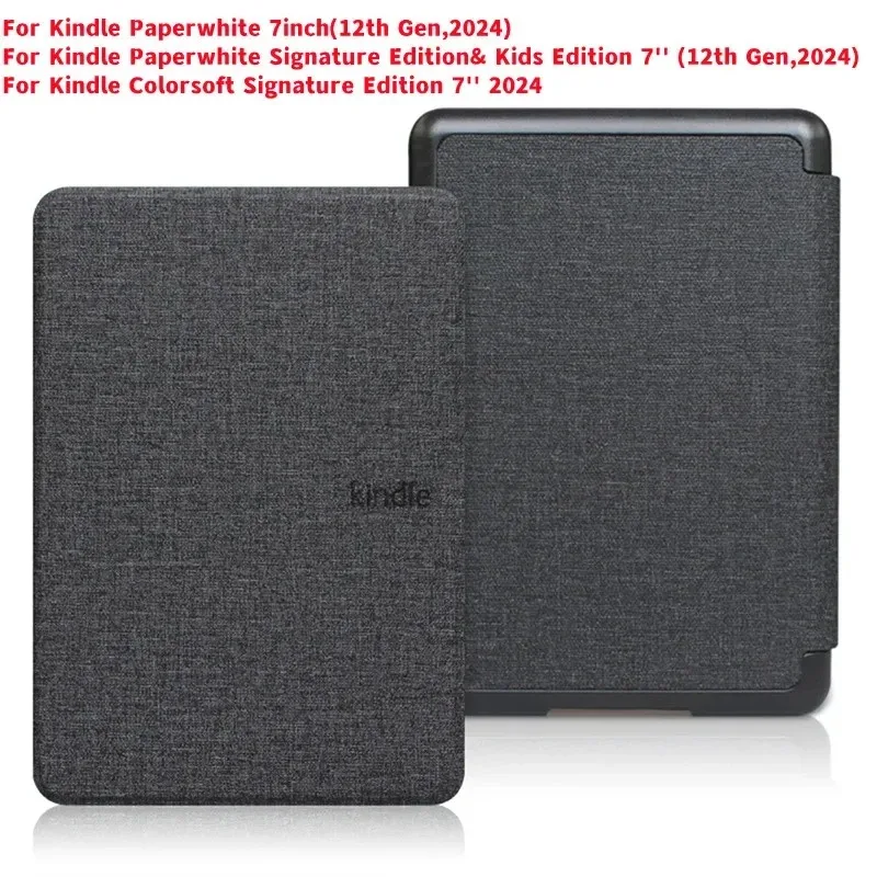 

Чехол для Kindle Paperwhite 2024 12-го поколения и Colorsoft, 7-дюймовый номер модели. SA569P SA568B Магнитный защитный чехол 7 дюймов