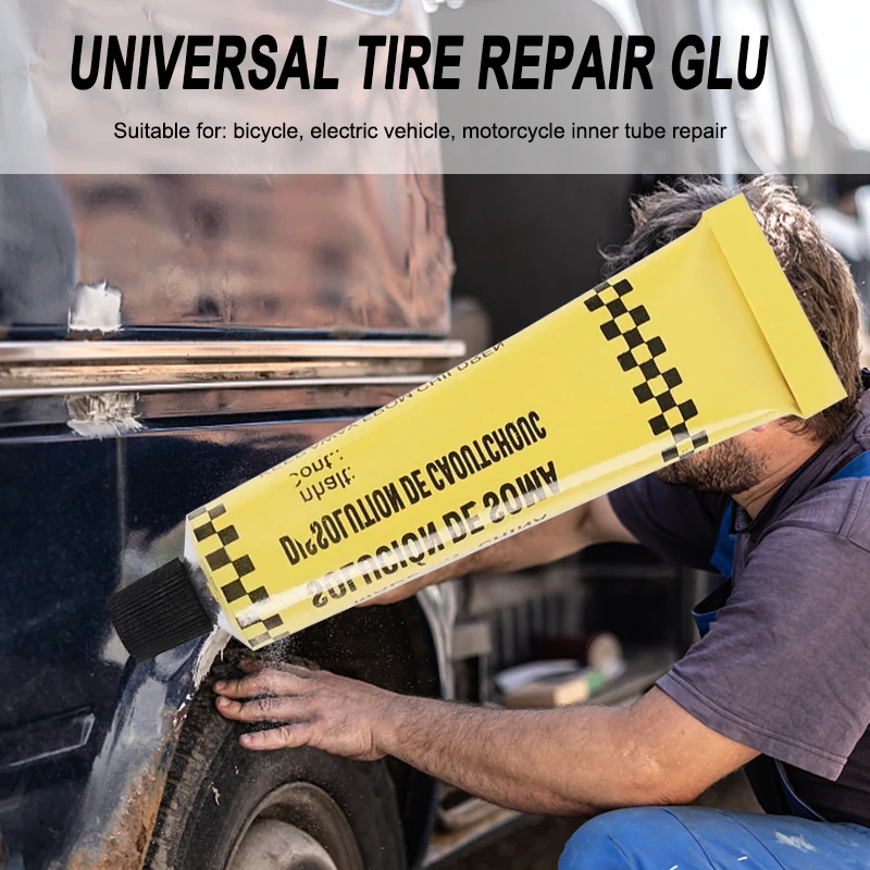 Universal Car Tire Repairing Glue Motorcycle Bicycle Tyre Inner Tube Puncture Repair Tools Bike Trye Tire Patching Repair Glues