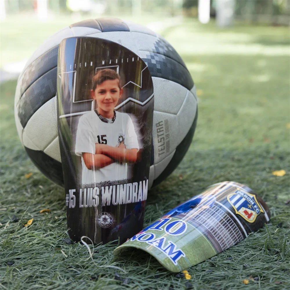 Espinilleras personalizadas para adultos y niños, almohadilla de fútbol deportiva, protector de piernas de fútbol, personalización de Club, envío