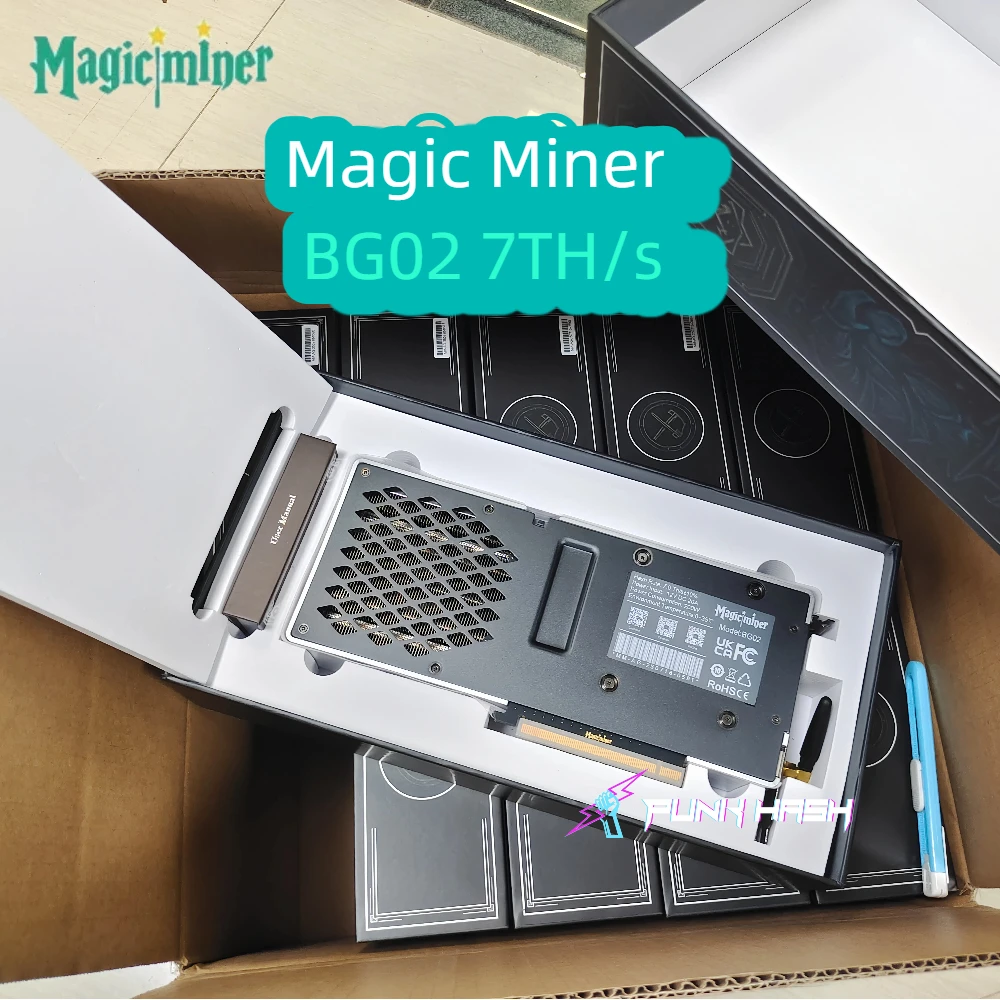 

7TH/s Lucky Miner Lv09 Magic Miner BG02 — Bitcoin Miner BG01 4,5T с универсальными вилками, Solo BTC Mining