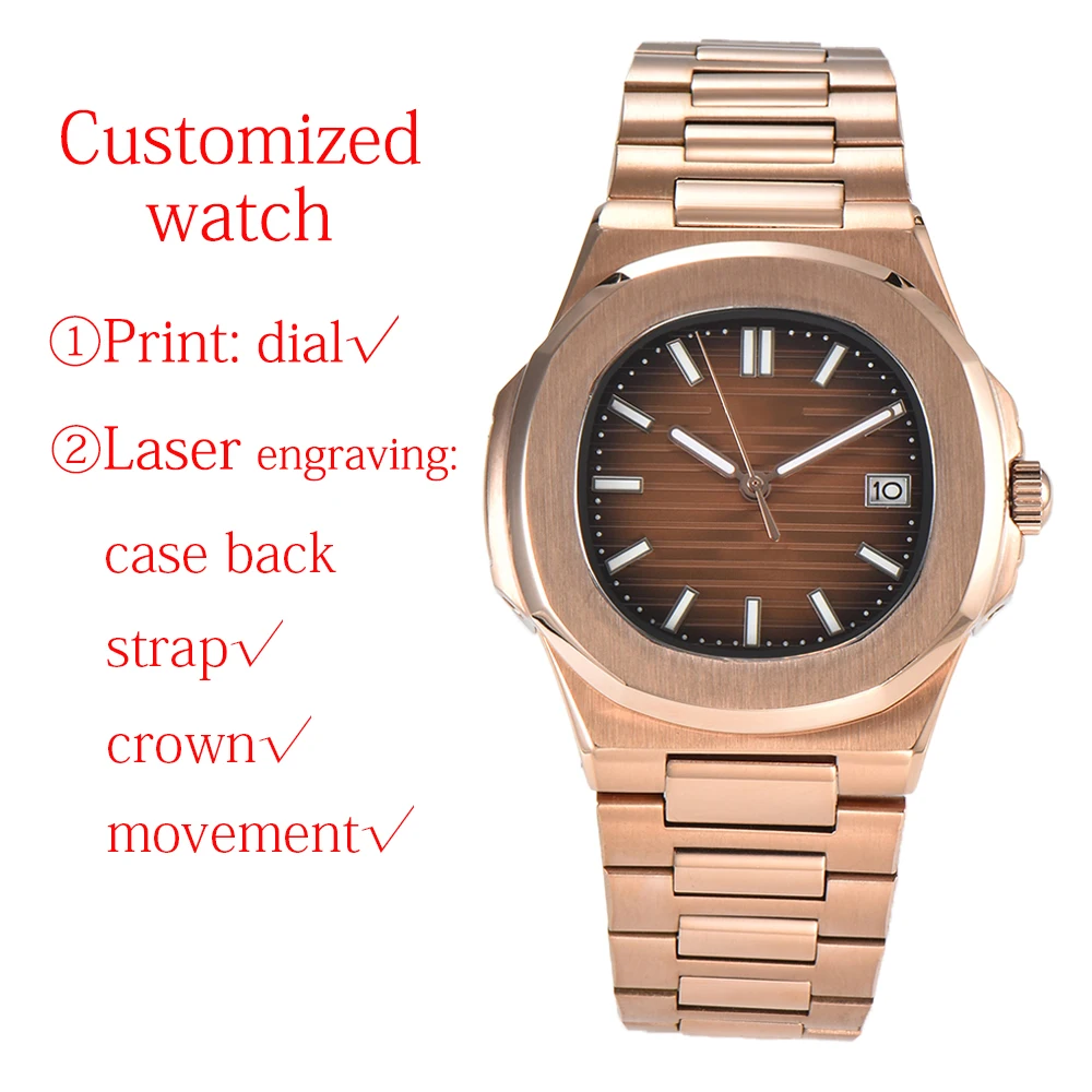 Customized 41mm Mens  NH Watch 35 Automatic Watch Mechanical Watch Sapphire Glass Stainless Steel Waterproof Watch