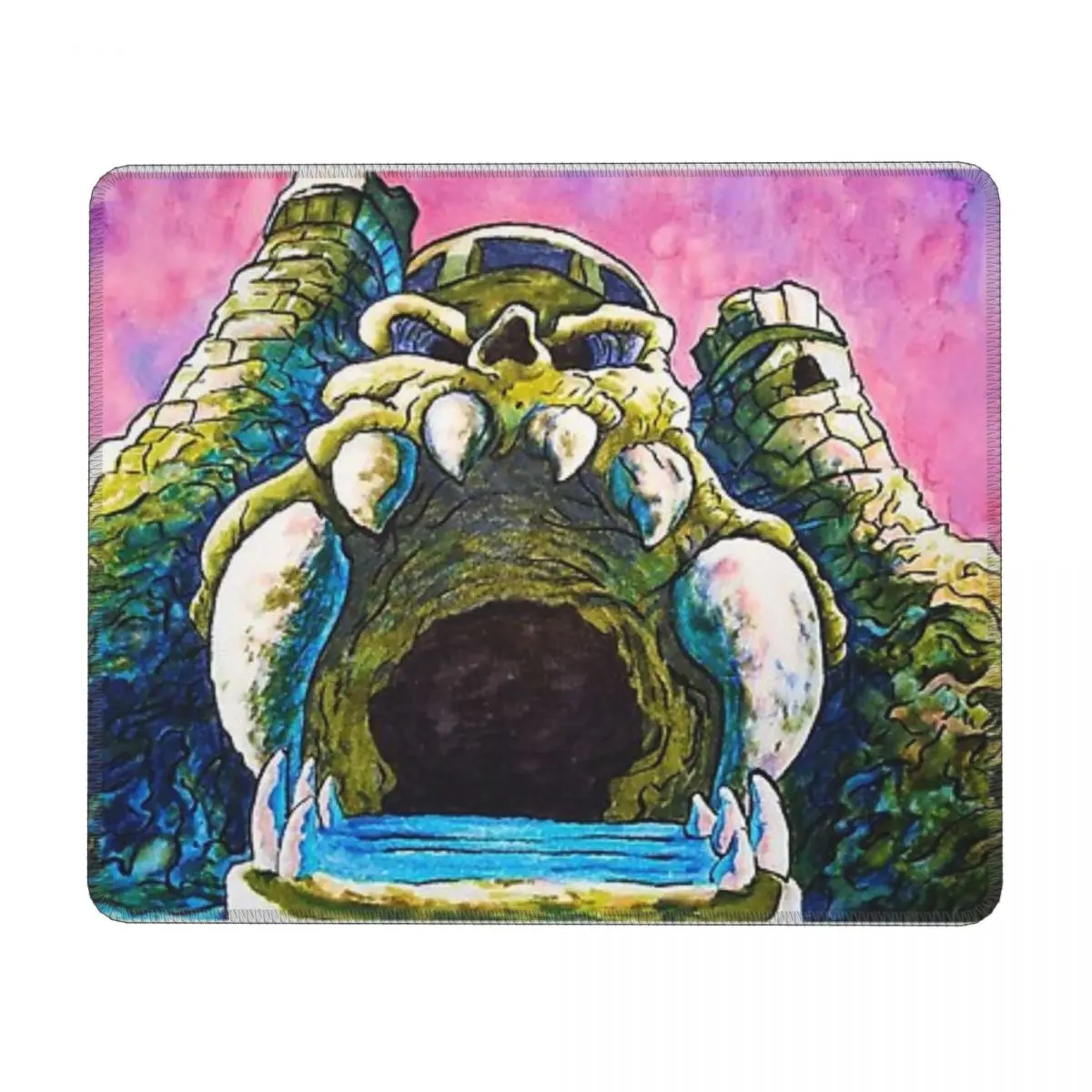 Castle Grayskull Watercolor Painting Mouse Pad Desk Protector Gamer Keyboard Pc Mouse Pad Extended Mice Keyboards Computer