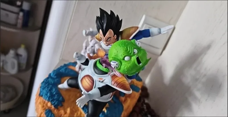 In stock MRC Anime Dragon Ball Z Character Vegeta vs Guldo 21cm Action Figure Ginyu Force Statue Collection Model Toy Gift