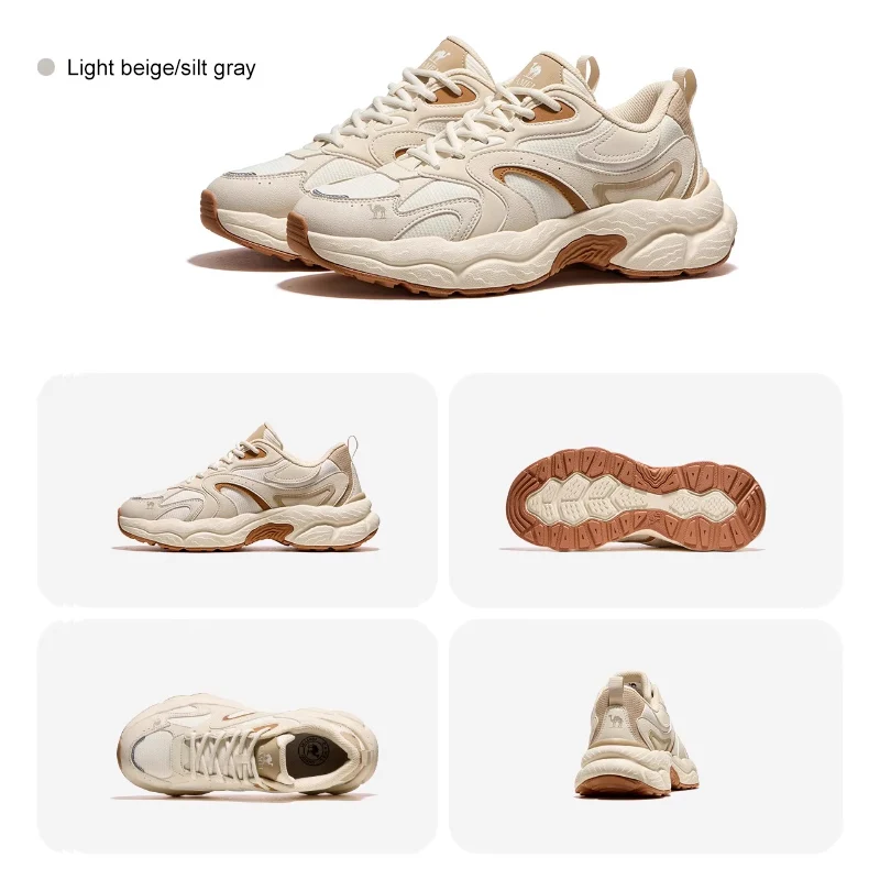 GOLDEN CAMEL Sapatos de caminhada masculinos e femininos tênis com aderência estável amortecimento confortável all-match sapatos de escalada casuais para homens