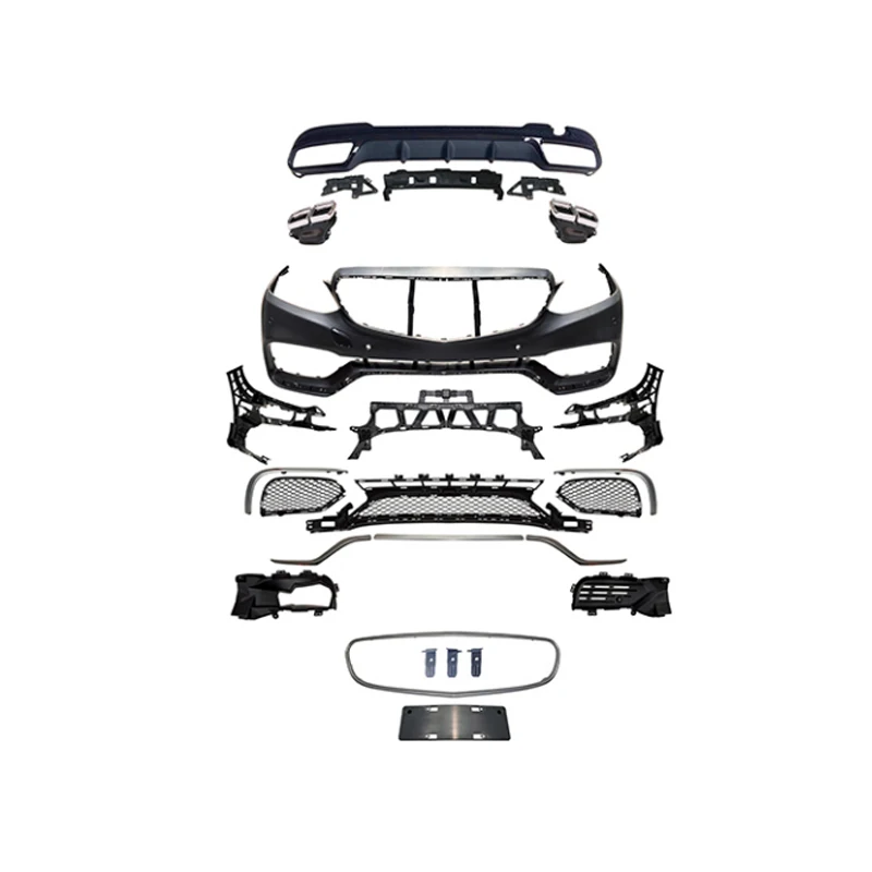 

For Mercedes, Auto Parts W212 Body Kit for E-Class 2014-2016 W212 Upgrade to E63 Front Bumper Body Kit