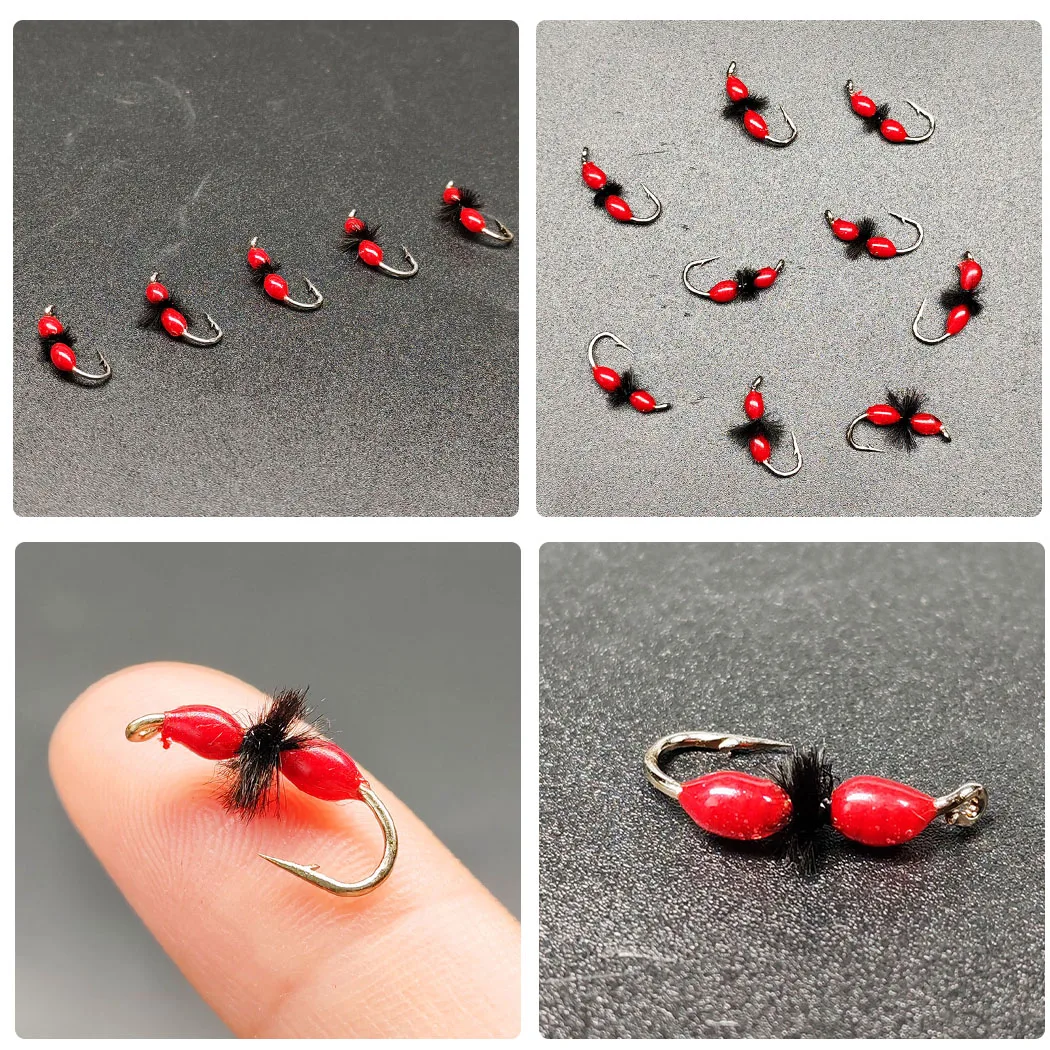 Moscas artificiales Buzzer Ant Wet Flies – Cebo trucha y perca - imagen 2