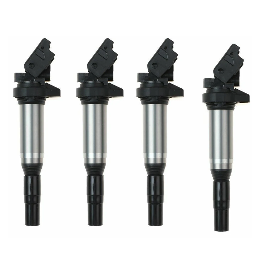 4PCS Ignition Coils Ignition System For BMW E60 E61 E46 E90 E39 F30 520I 523I 525I 528I 535I 540I 335I 12138616153 12137594596