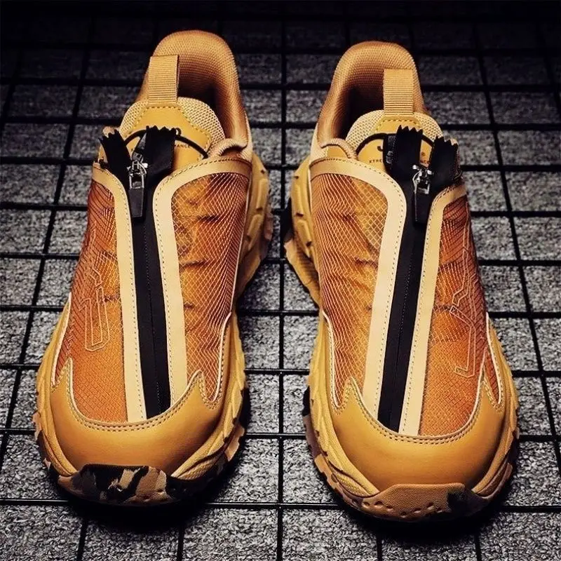 

Men's summer new 2025 rebound platform shock absorption explosion casual hiking sports dad shoes