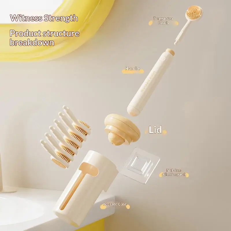 Double-side Tongue Scraper With Holder Tongue Cleaners Reduce Bad Breath Oral Care Cleaning Tools for Adults