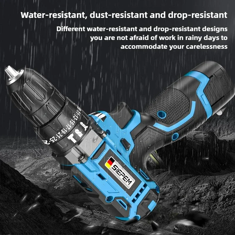 

Brushless Electric Drill Tapping Cordless Impact Drill Metal Ratchet Chuck Electric Hand Drill Household Electric Screwdriver