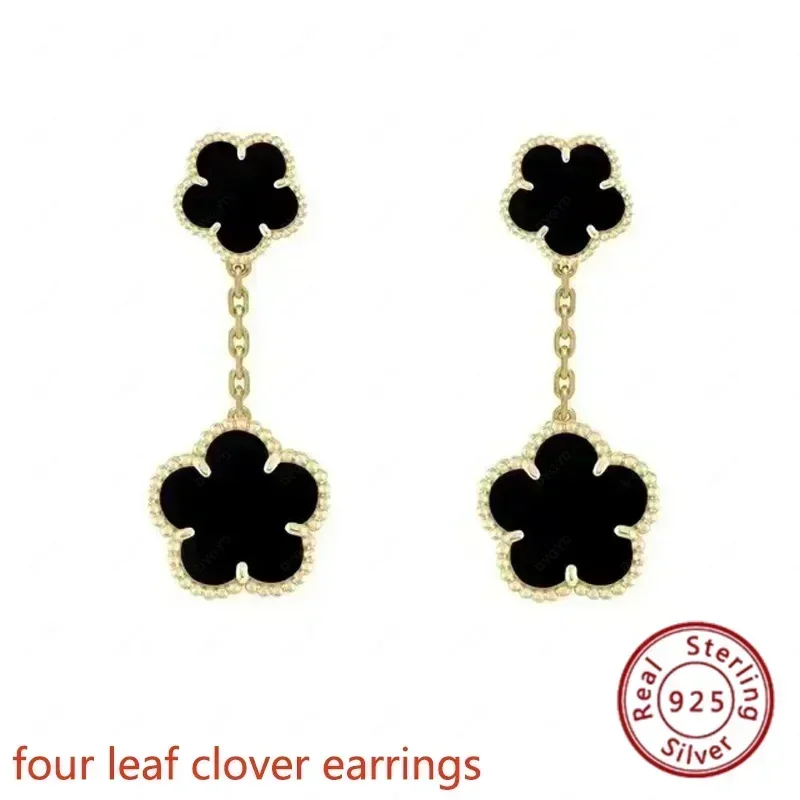 Title: Chic & Stylish S925 Silver VCA Earrings 2024, Enhance Your Look