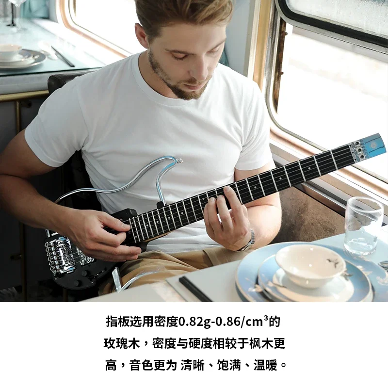 Portable Small Easy To Carry Smart Beautiful Popular Electric Guitar Original ALP DRA-300 Folding Guitar