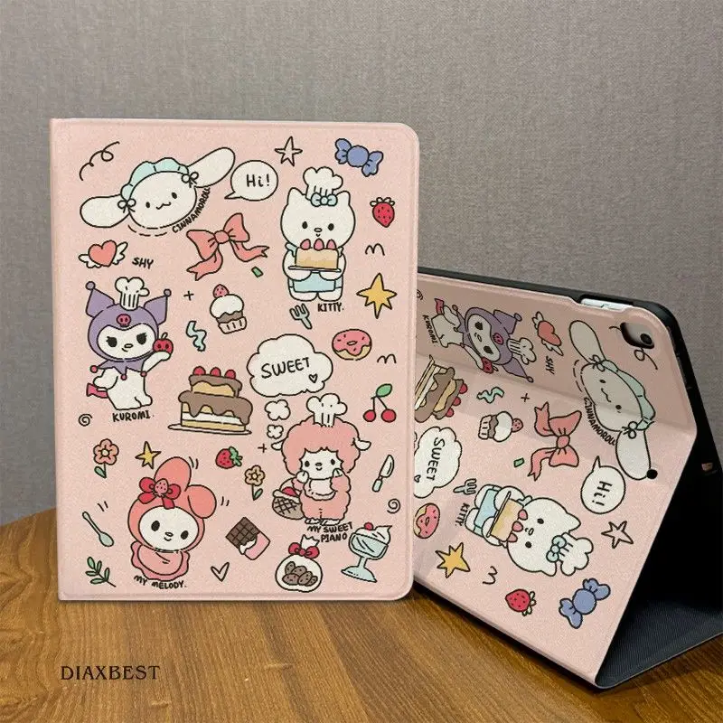 

Милый мультяшный чехол Kuromi для планшета Kuromi Cinnamoroll для Xiaomi Pad 7 7Pro 6 6SPro 5 5Pro Redmi Pad Pro SE Защитный чехол из ТПУ