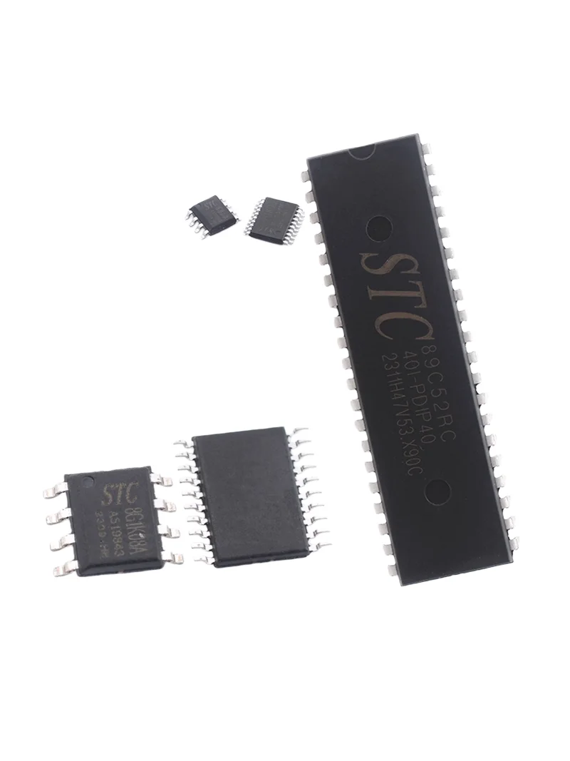 Brandneues Original STC89C52RC/8G1K08A/8H1K08/8G2K64S4/8H1K28/8F2K16S2 51 MCU – Detail 2