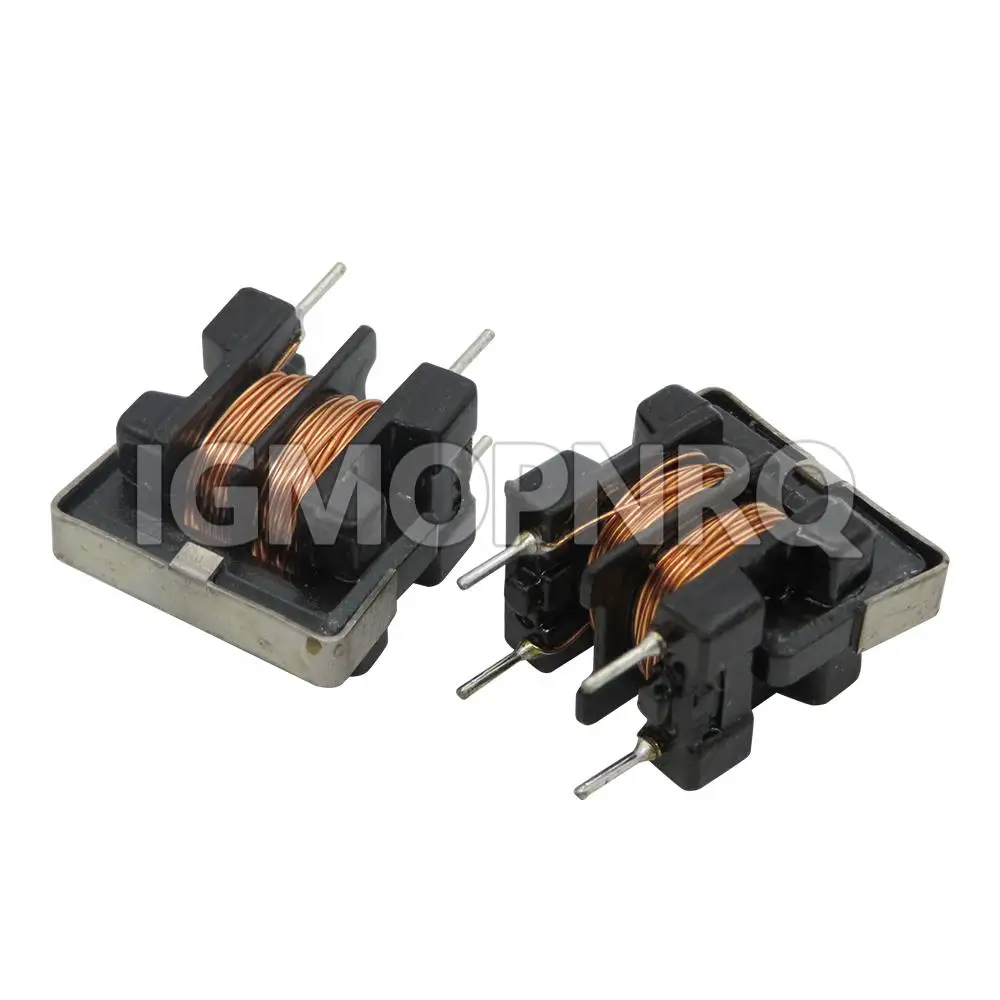 5PCS UU9.8 filter inductance spacing copper wire 7*8mm common mode choke coil inductance UF9.8 10mH 20mH 30mH 40mH 50mH brand