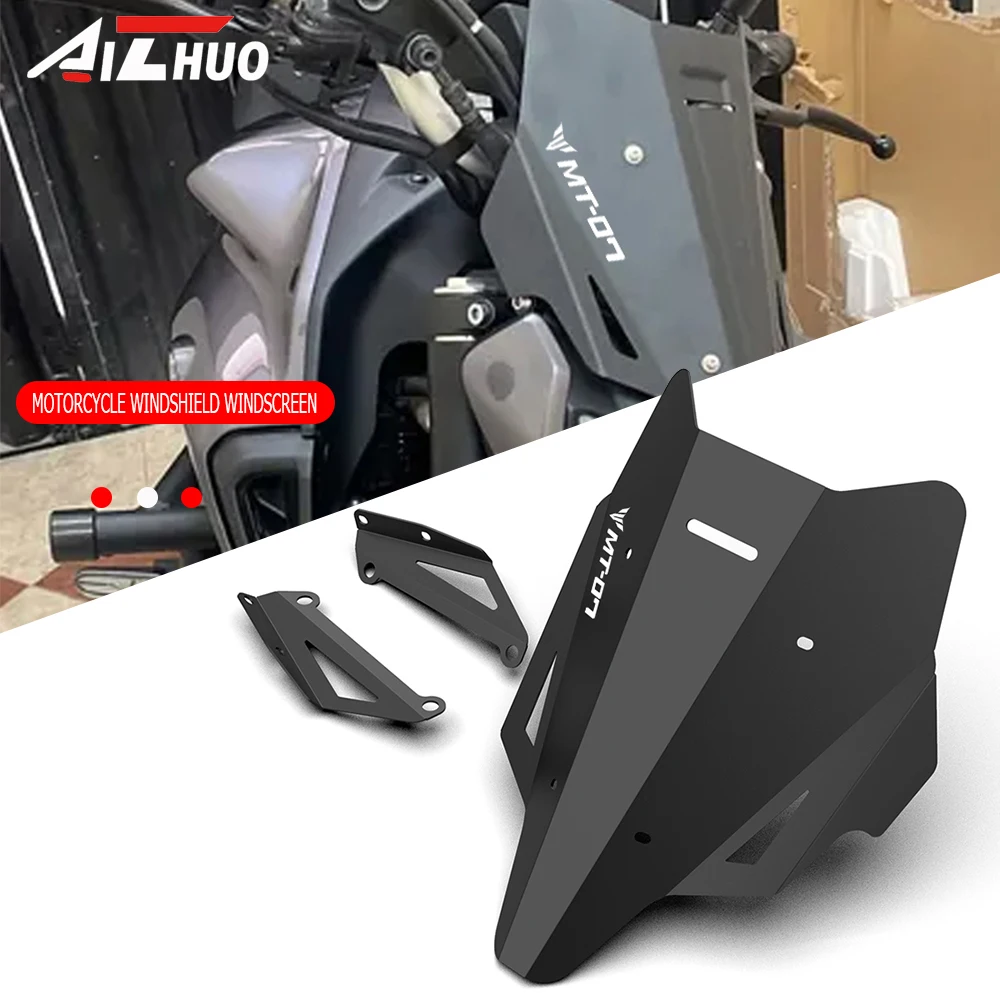 

ДЛЯ YAMAHA MT-07 MT 07 MT07 FZ07 2022 2023 2024 2025 Аксессуары для мотоциклов Дефлектор лобового стекла Экран воздушного потока Ветра