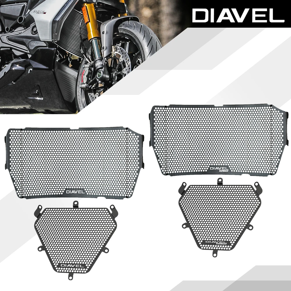 

Алюминиевая защитная крышка радиатора и решетки радиатора для DUCATI Diavel 1260, 1260 S, 2019, 2020, 2021, 2022 S, мотоцикла с ЧПУ