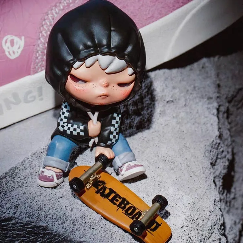 

POPMART Hirono VANS co-branded hanging card Cute Figurine Decorative Gift trendy toys xmas gift Key chain Blind box toy