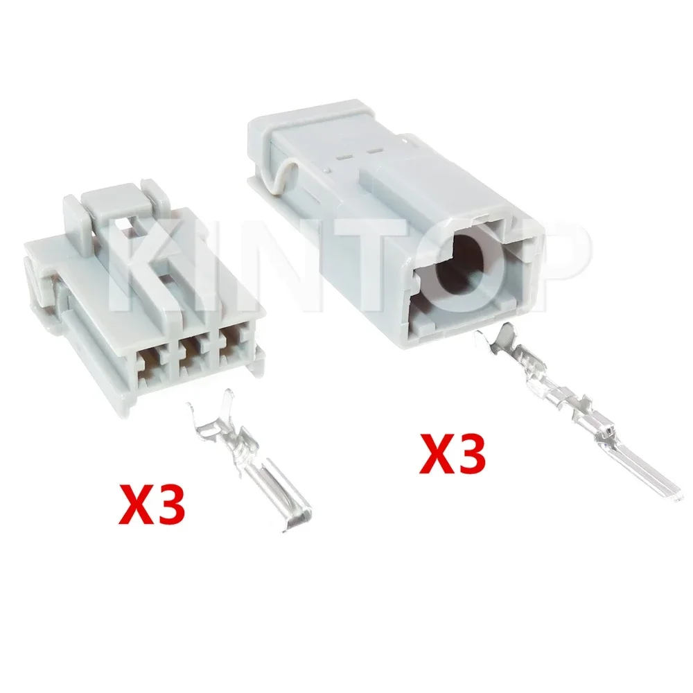 1 Set 3 Pins Auto Backlight Plug With Cable AC Assembly 6098-0242 6098-0241 Car Electric Wire Unsealed Socket With Terminal - Detail 1