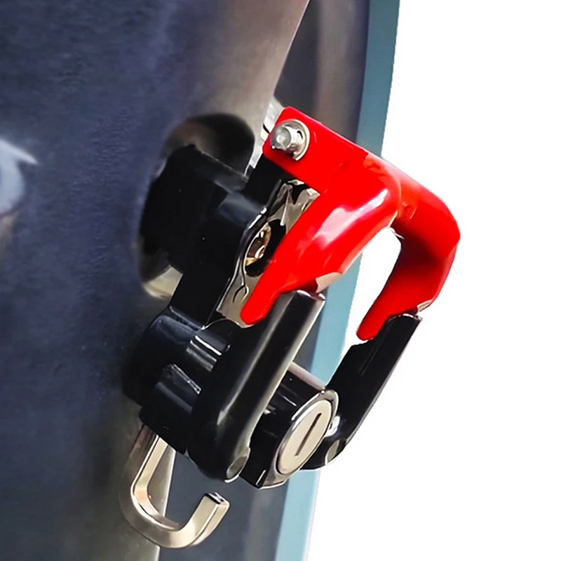 New Anti-Theft Bicycle Helmet Security Locks Motorcycle Helmet Lock With 2 Keys And Installation Tool Motorcycle Accessories