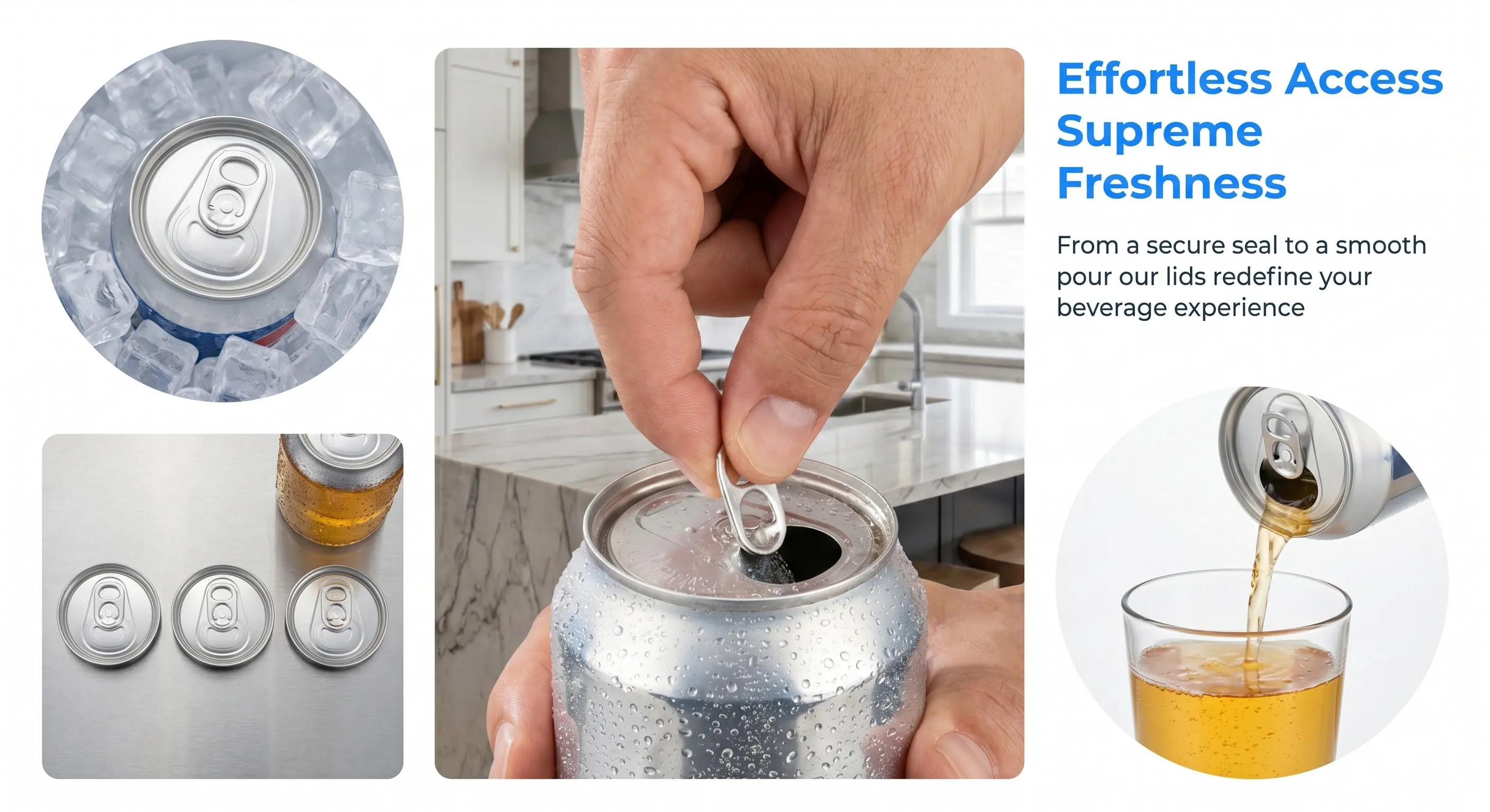 10Pcs Aluminum Reusable Can Lids Easy Open Full Coverage for Soda Beer Fizzy Drinks Carbonation Freshness Seal Wide Mouth