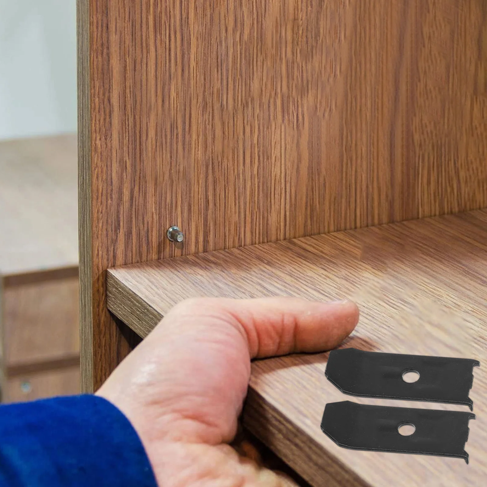 

10pcs Dining Leveling Hardware Iron Sheet Fasteners Table Leaf Locks Stabilizers Connectors Cabinet Hardware Furniture Repair