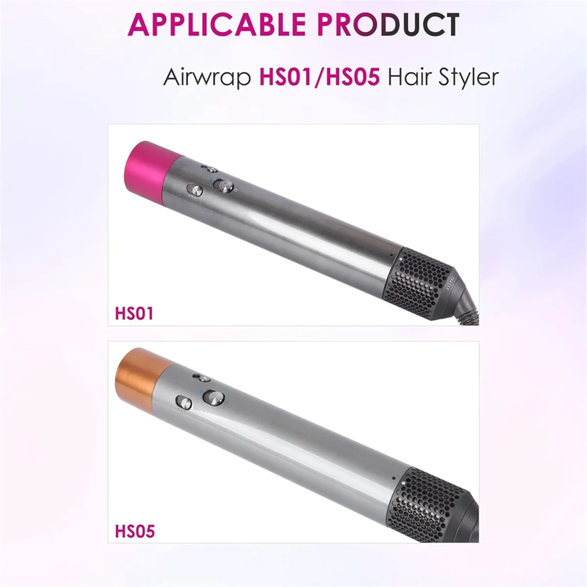 Hot New Inner Filter Replacement for Dyson Airwrap Hair Styler HS01 HS05 Models, Small Silicon Heater Surface Hair Styler Filter