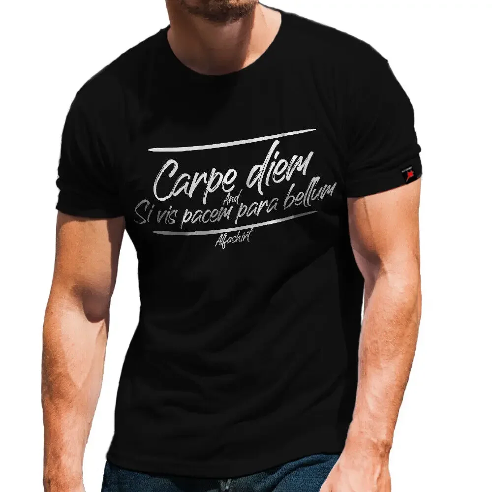 Carpe Diem Alfashirt Si vis pacem for bellum prepper Bundeswehr T Shirt 32243