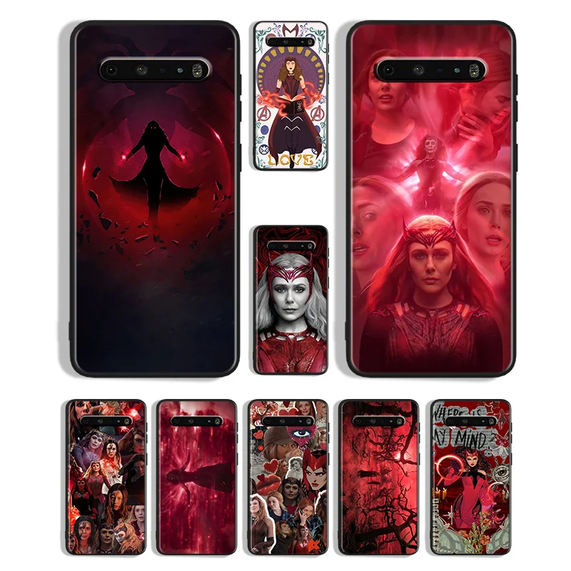 Wanda Django Maximoff Phone Case, Black, LG K92, K71, K61,K52, K51S, K42,K41S,K40S, K22, Q60, V60, V50, V40, V30, G8X, G8, ThinQ