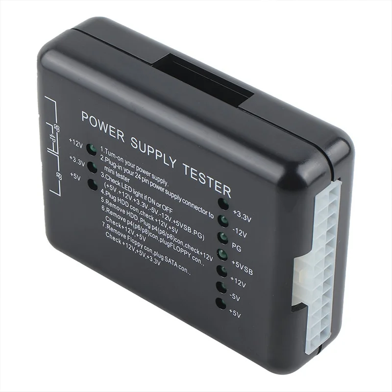 Computer Power Supply Tester ATX Power Supply Testing Instrument Case Power Supply Test Power Supply Detection Diagnostic Device