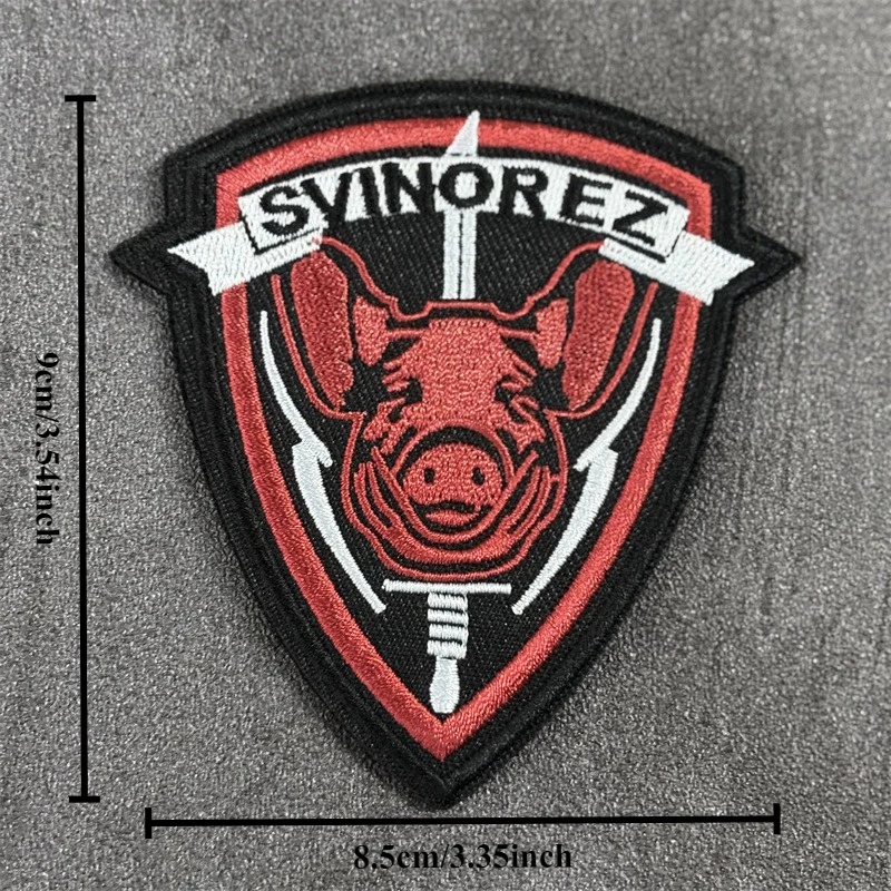 SVINOREZ Parche bordado táctico MOLLE insignia moral - imagen 2