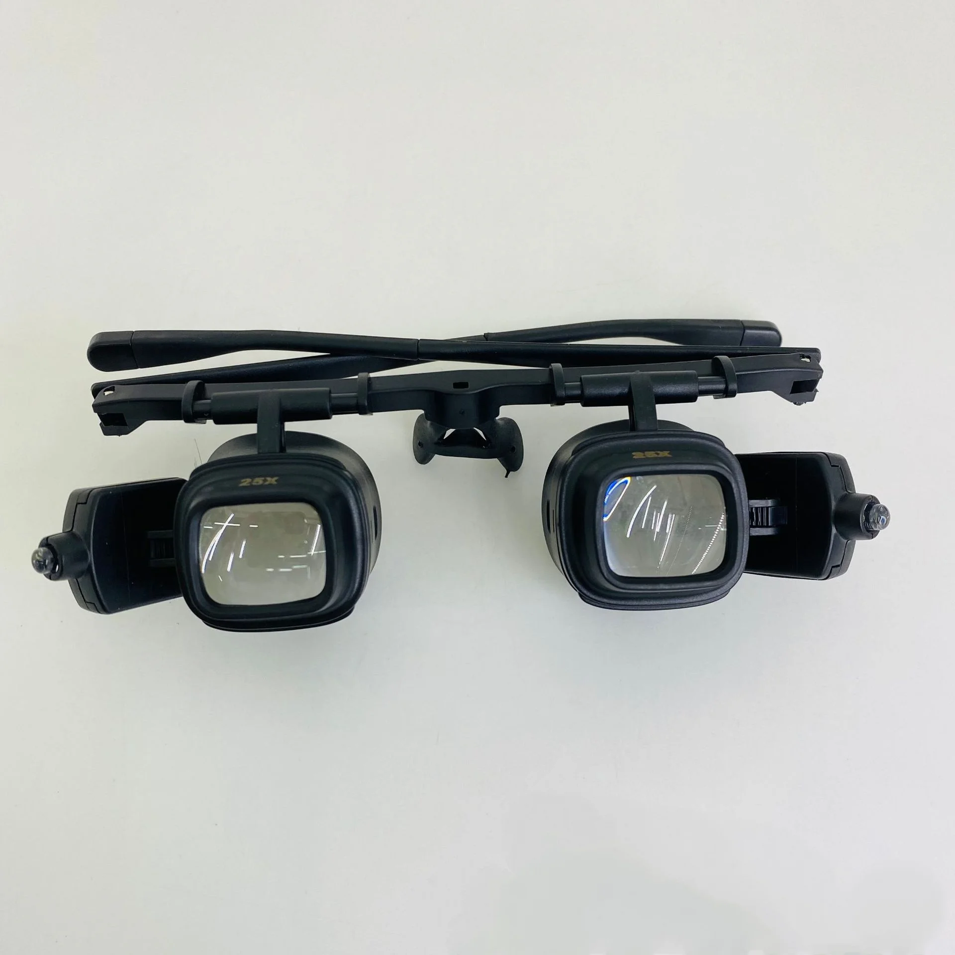 Magnifying Glasses Square Acrylic Lenses Led Large Field of View Head Mount Magnifying Glass for Electronics Watch Repair