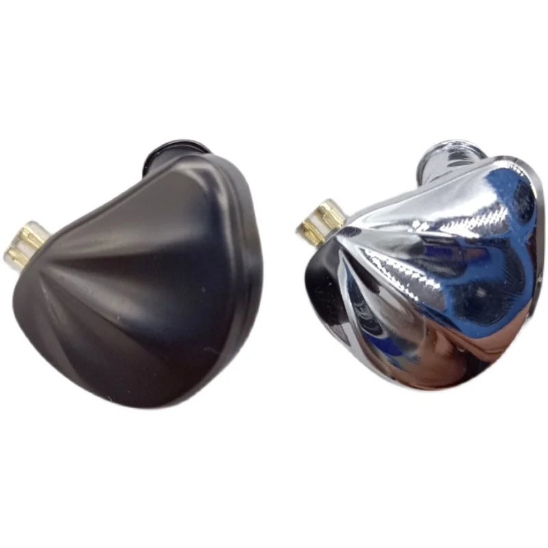 10Mm Cirkel Ijzer Hoofdtelefoon Shell 30017 Moving Iron Moving Coil 0.78QDC Socket Zinklegering Shell Diy Hoofdtelefoon Accessoires 1 paar