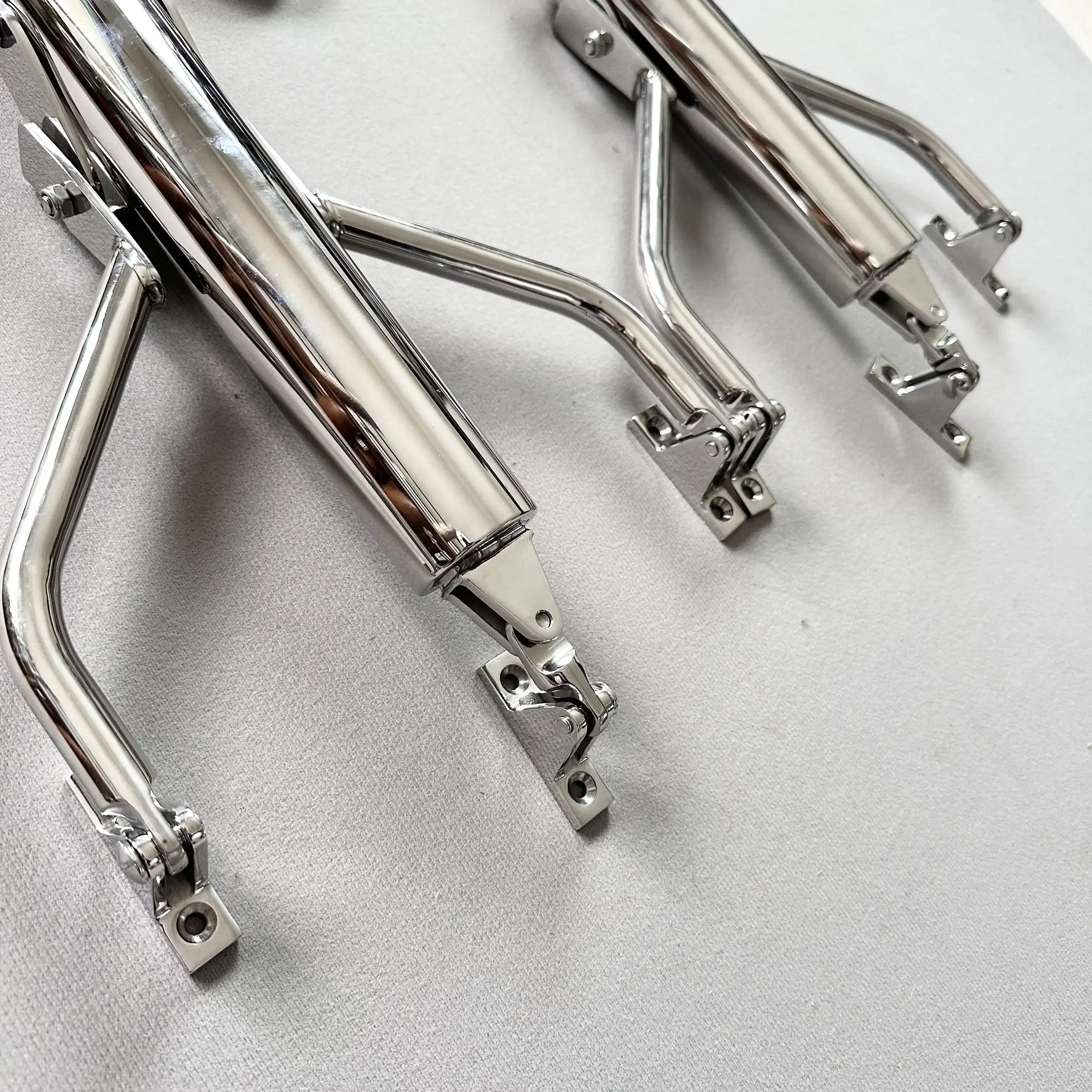 Boat 316 Stainless Steel Outrigger Fishing Rod Holder With Deck Mounts Base For Marine Yacht Hardware 1 Pair